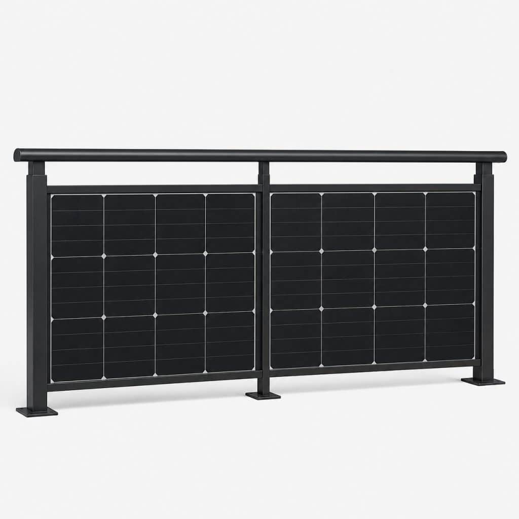 Garde-corps photovoltaïque — vue produit