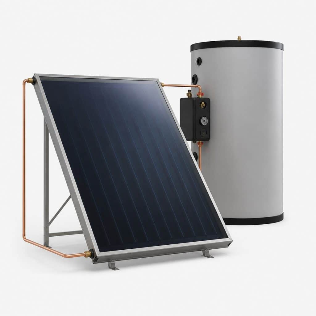 Kit système solaire combiné pour chauffage et eau chaude — vue produit