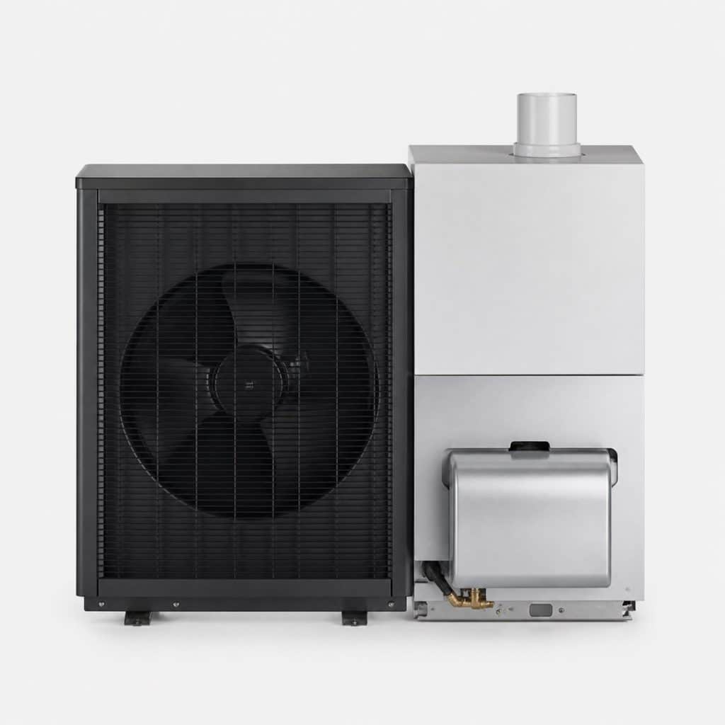 Pompe à chaleur hybride gaz — vue produit